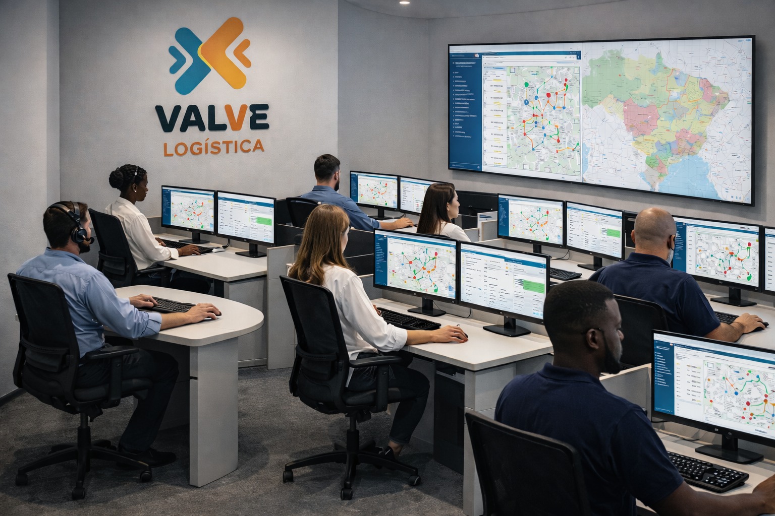 Centro de operações Valve Logística